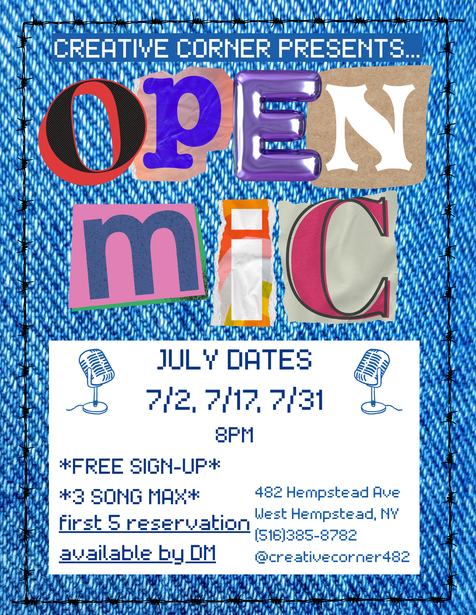 Open Mic Night Poster
