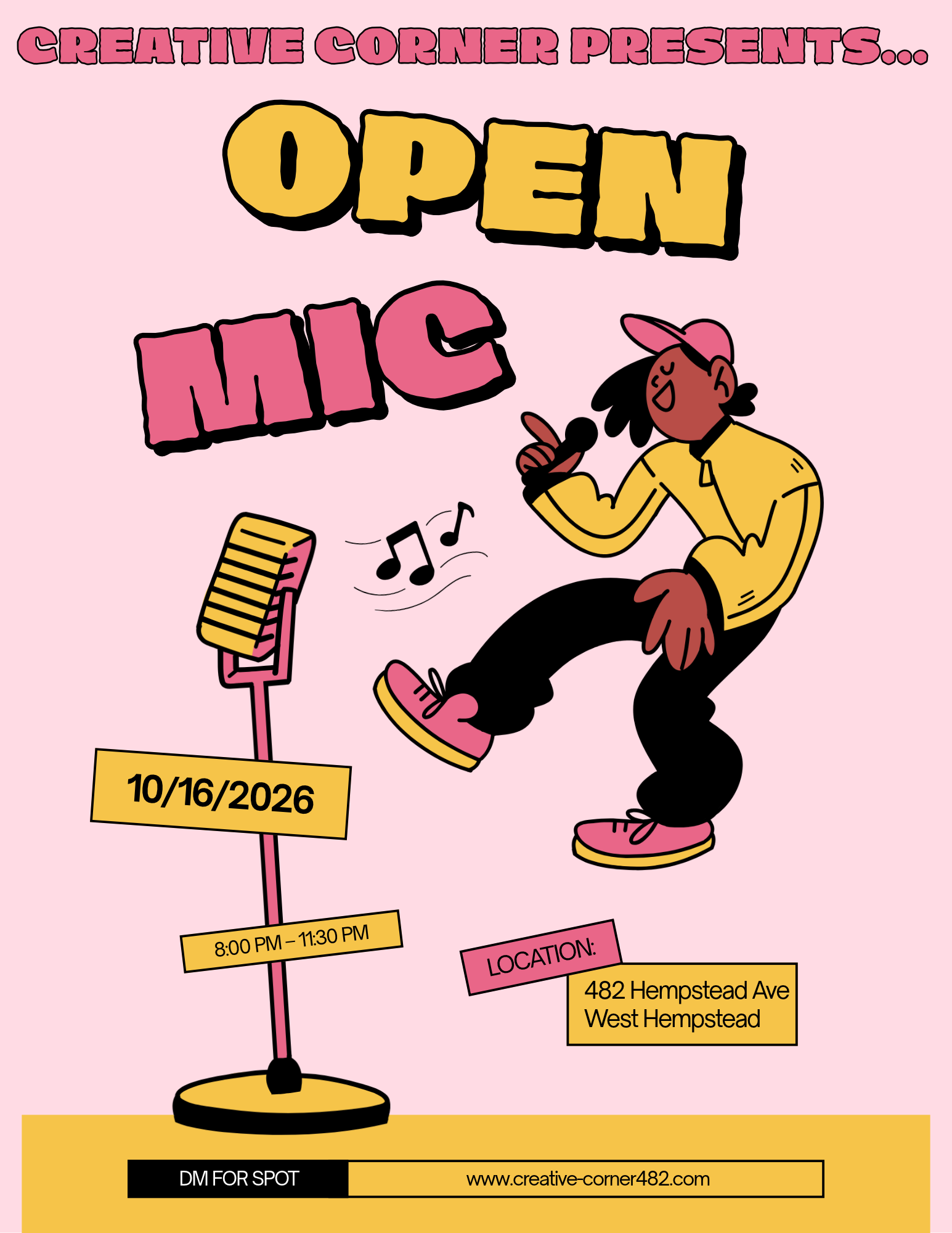 Open Mic Night Poster